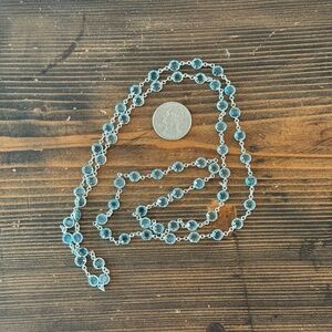 Touchstone Chanelle Necklace, Aqua Ignite